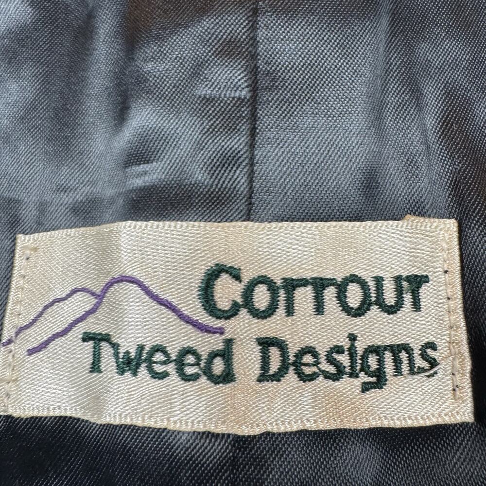 Women’s Size UK 10 US 6 Corrou Tweed Designs Harris Tweed Wool Plaid Vest - Picture 14 of 16